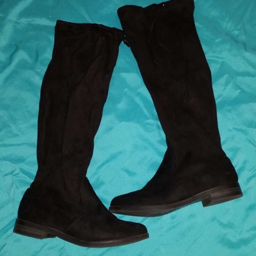 Girls knee high boots